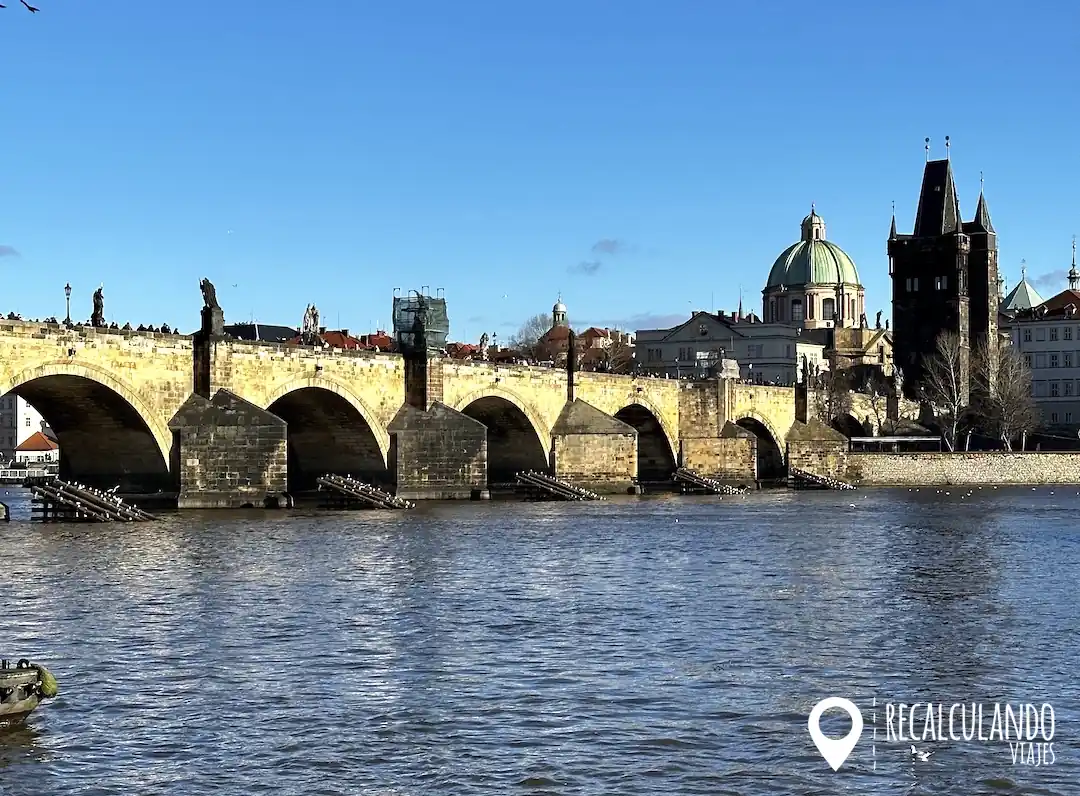 puente de carlos praga navidad