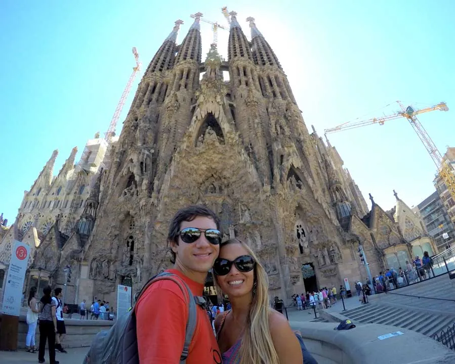 sagrada familia in barcelona