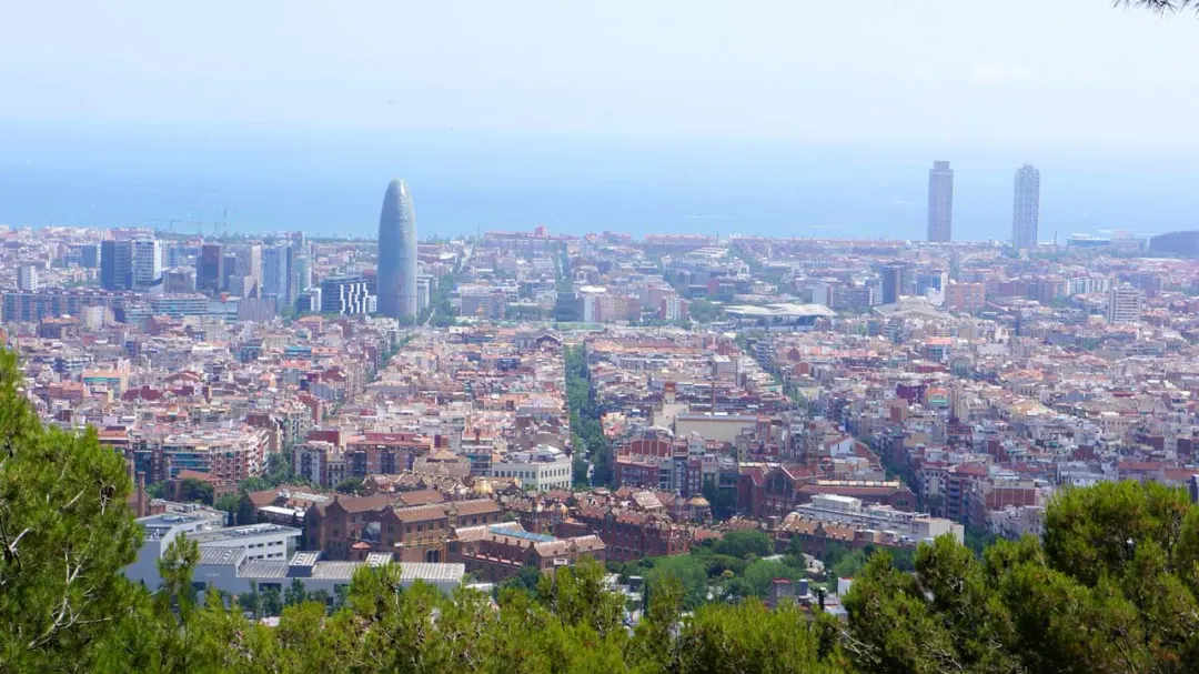 views of barcelona