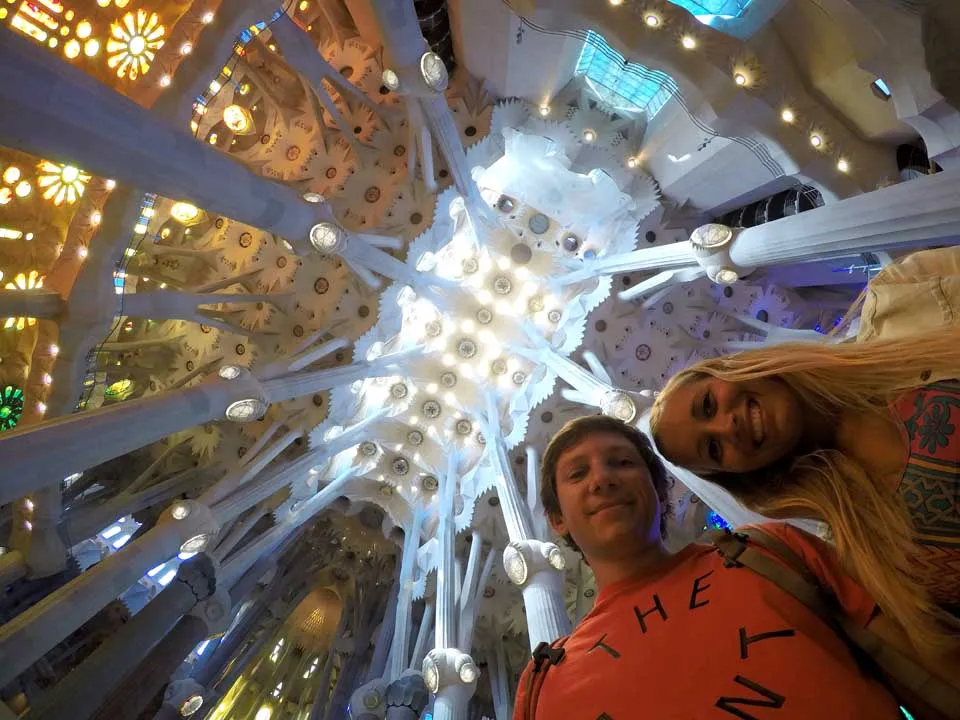 inside the sagrada familia